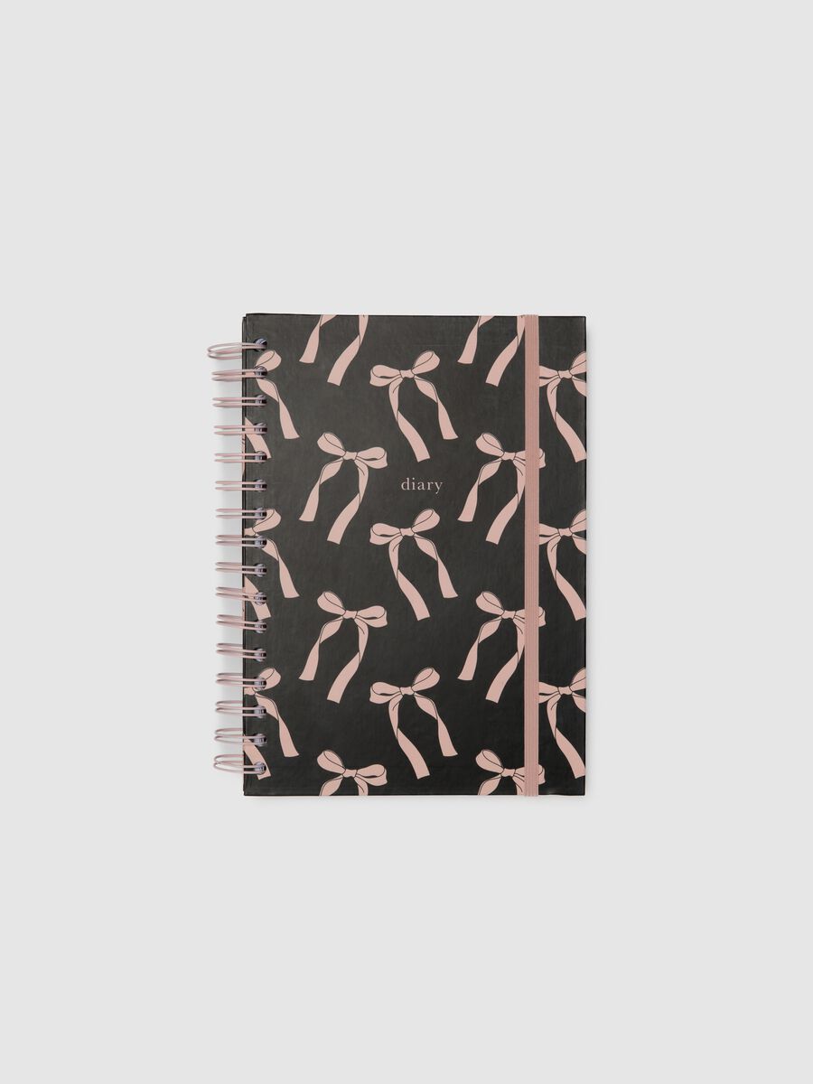 Quaderno in carta multicolor con fiocchi_0