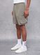 100% Linen Military Green Cargo Shorts_1