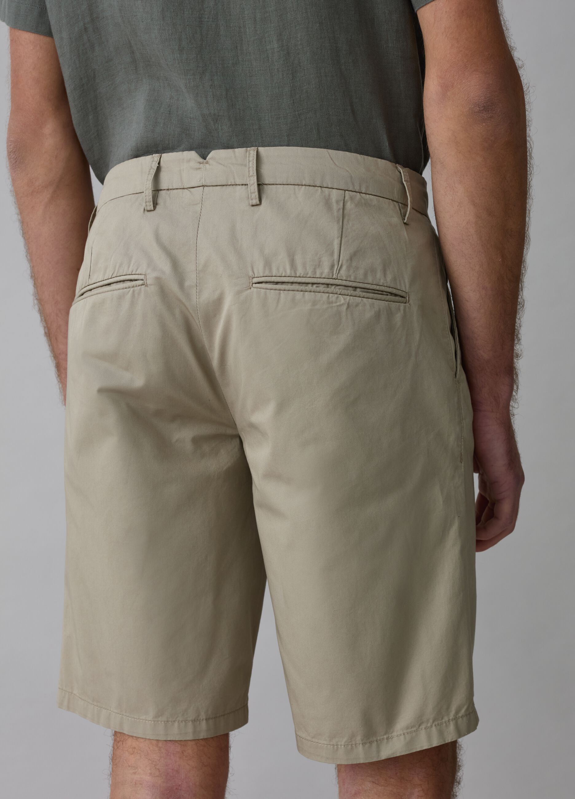 Bermuda chino in cotone stretch