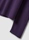 Dark purple fitted crew-neck long-sleeve top_5