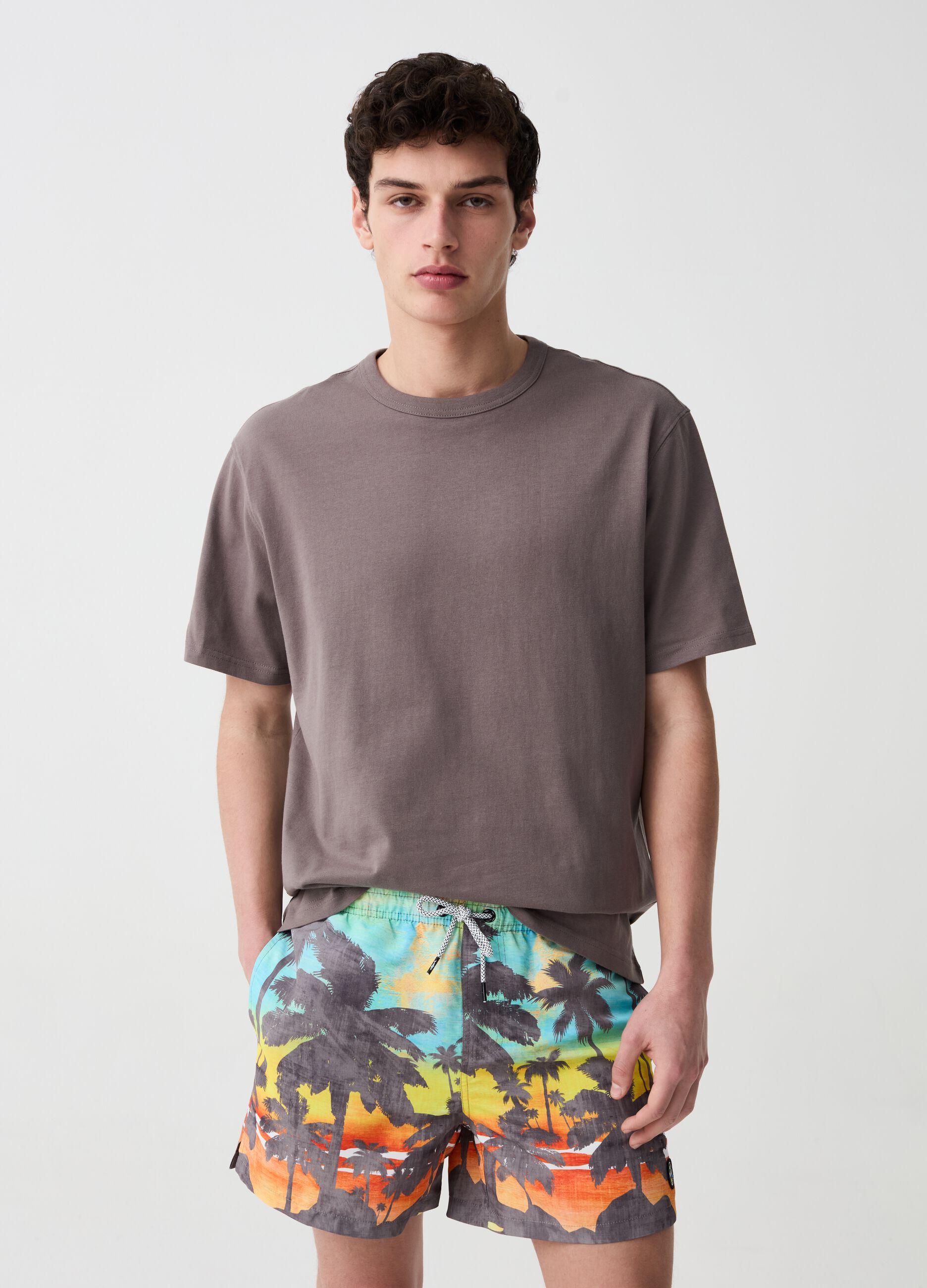 Ovs Costume boxer con stampa tropicale