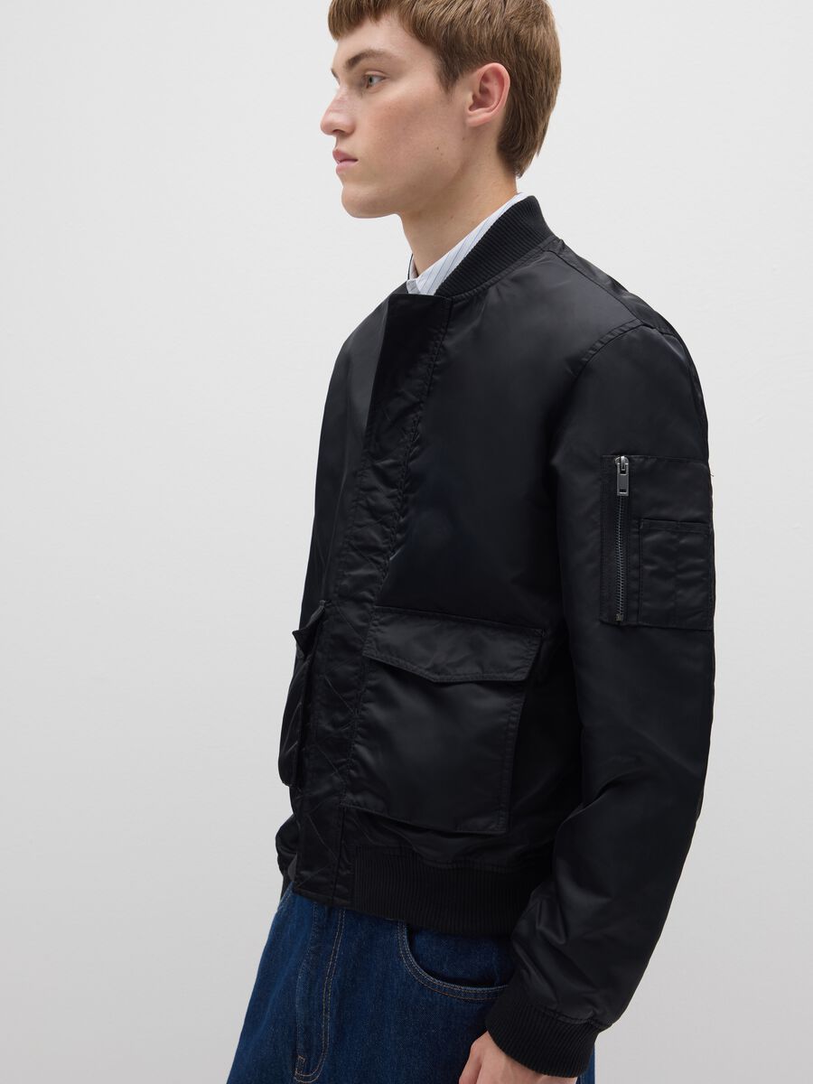 Bomber nero regular fit_3