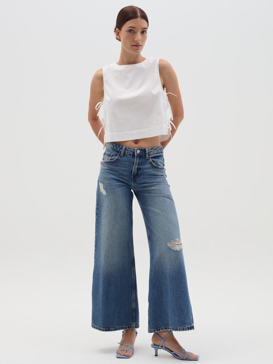 Blouse with splits and laces_1