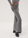 Jeggings grigi flare fit in cotone elasticizzato per ragazza_2