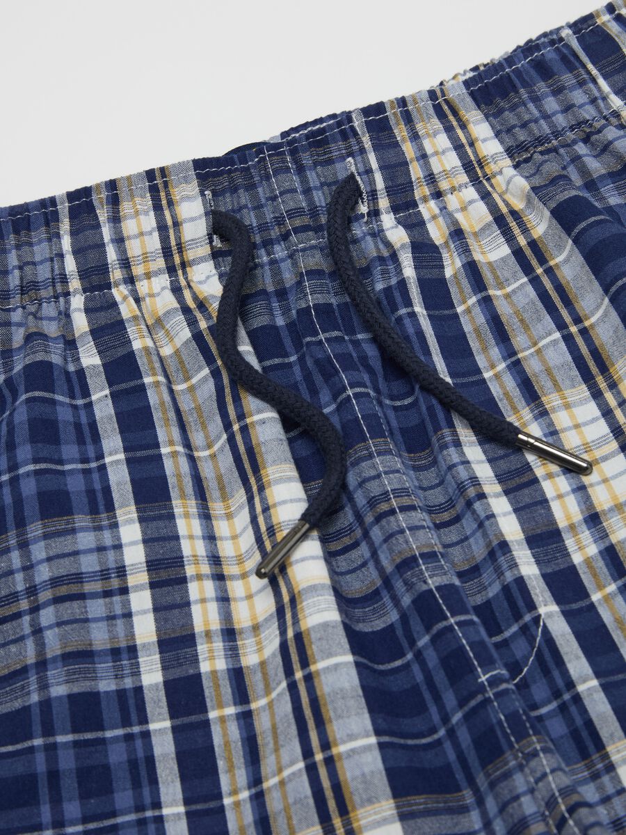 Pyjama shorts in patterned cotton_5