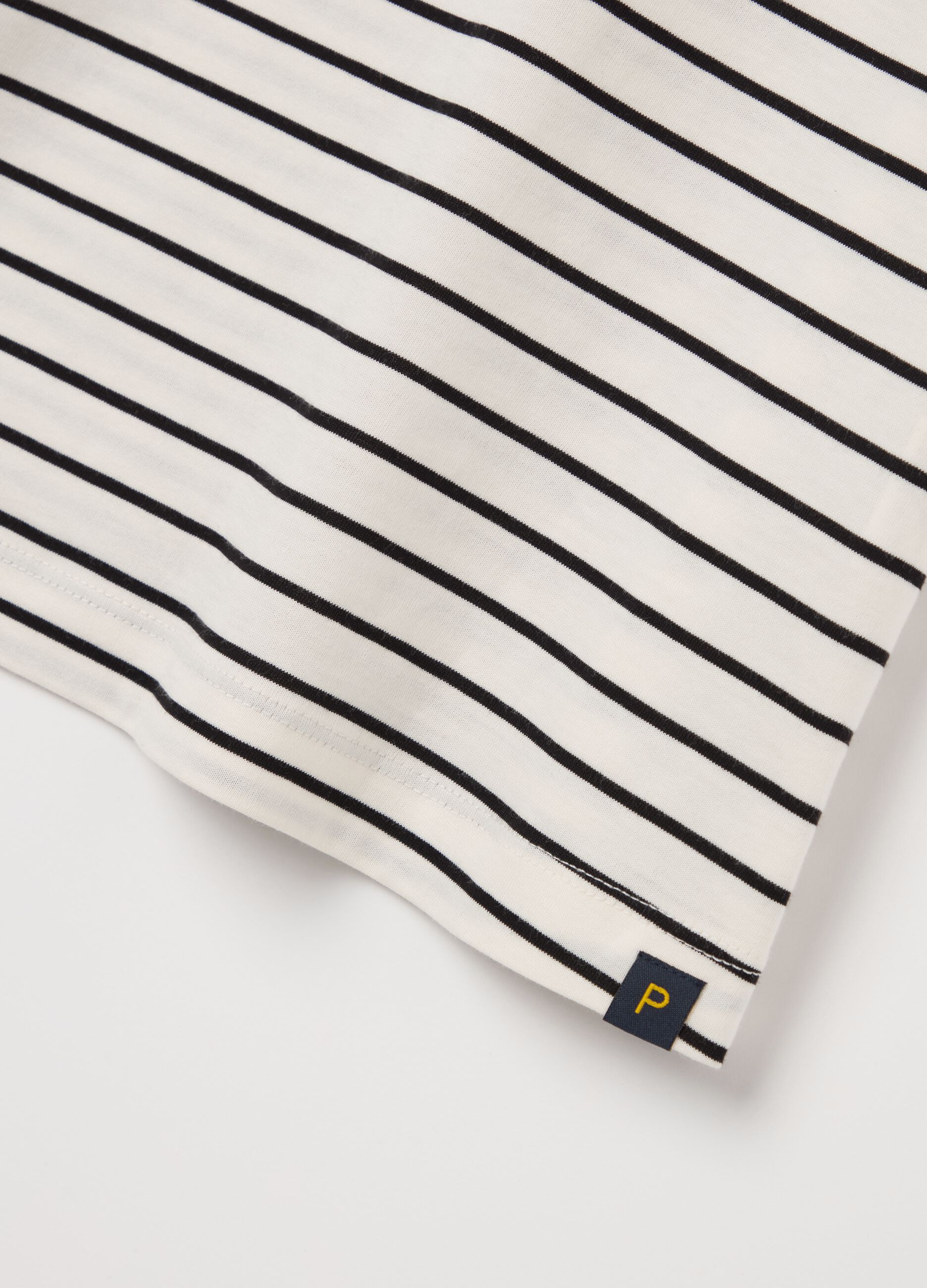Striped Supima cotton T-shirt