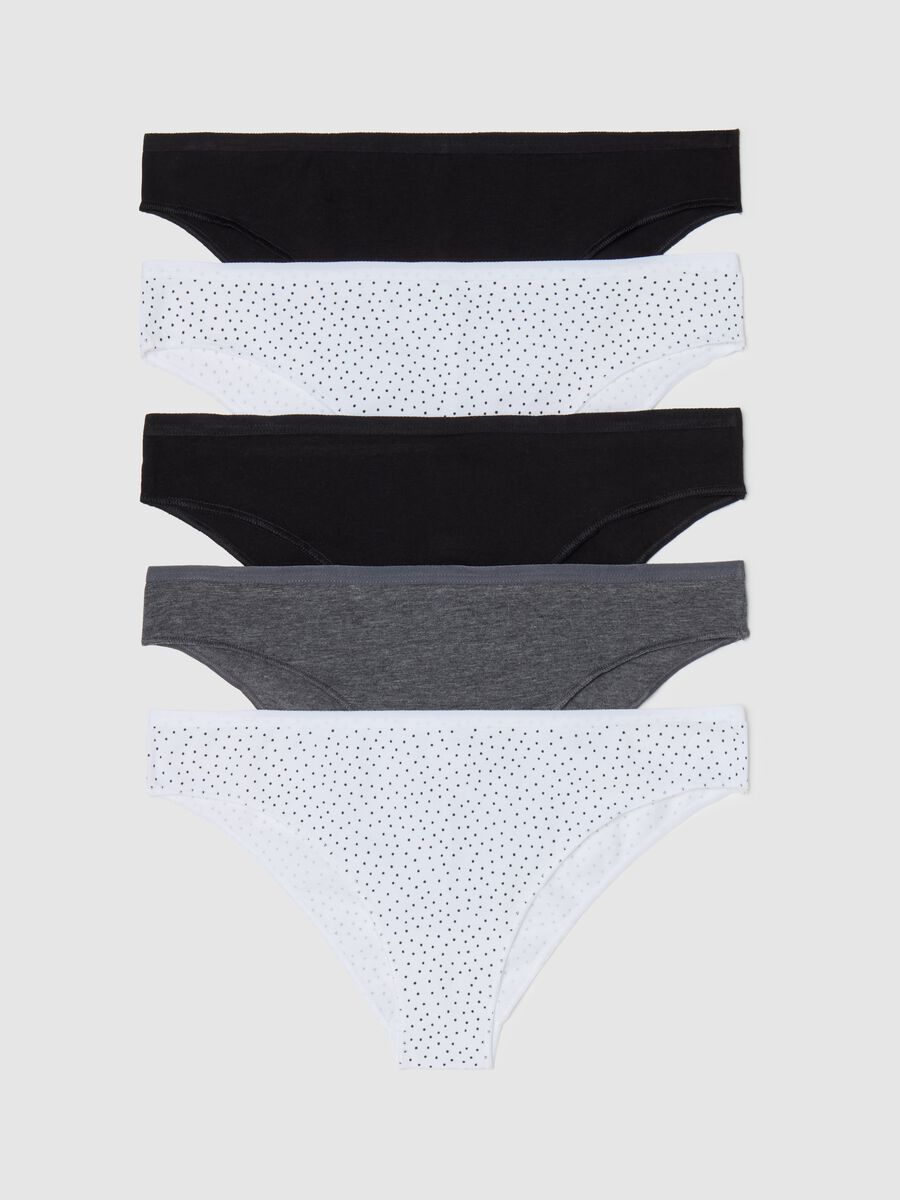 Five-pack Brazilian-cut briefs in stretch cotton_4
