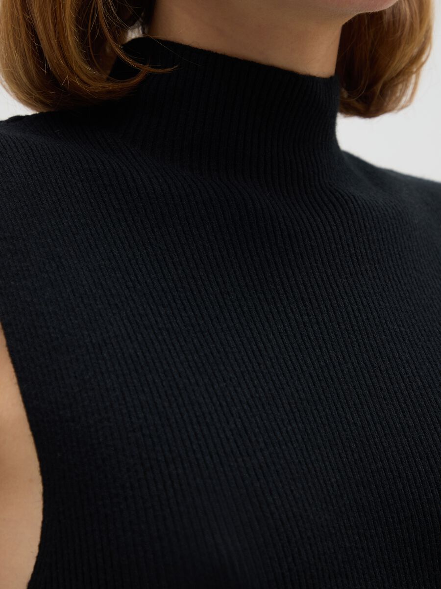 Black Regular Fit Dress_3