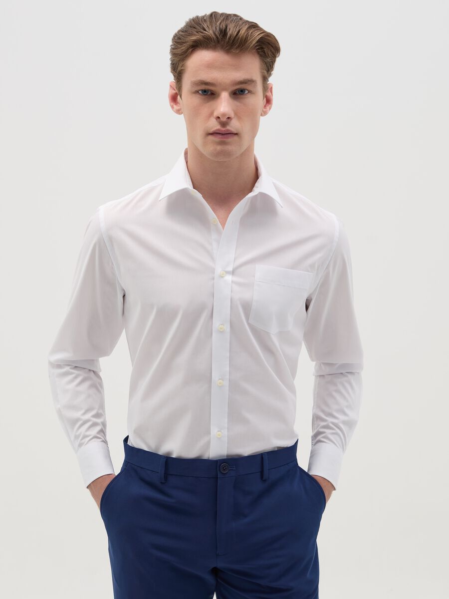 Regular-fit easy-iron shirt_0