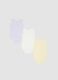 Multicolour sleeveless cotton bodysuit tripack for baby girls_1