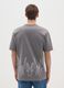 Grey pure cotton T-shirt with prints_2
