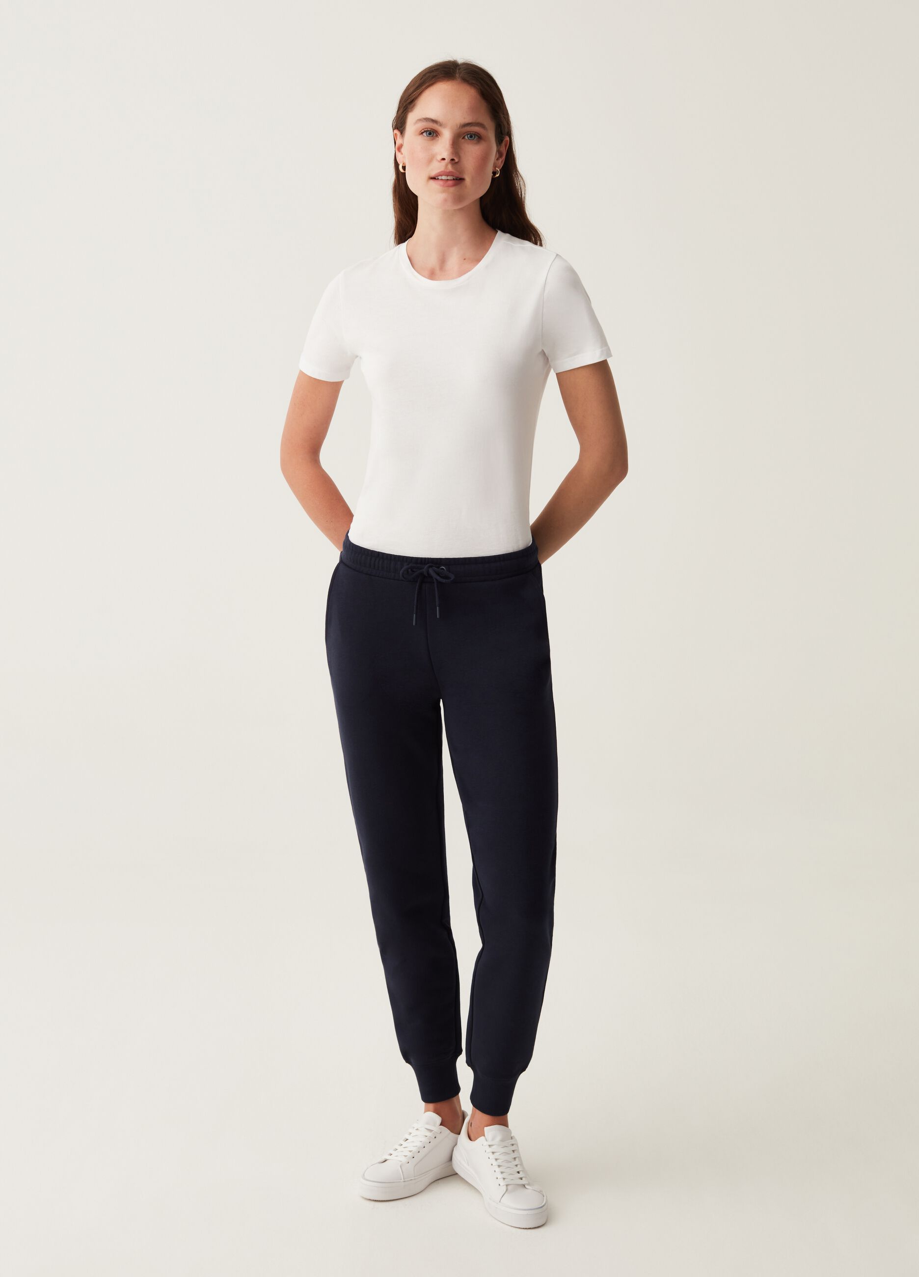 Joggers in French Terry con tasche