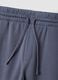 Grey cotton-blend joggers, regular fit_2