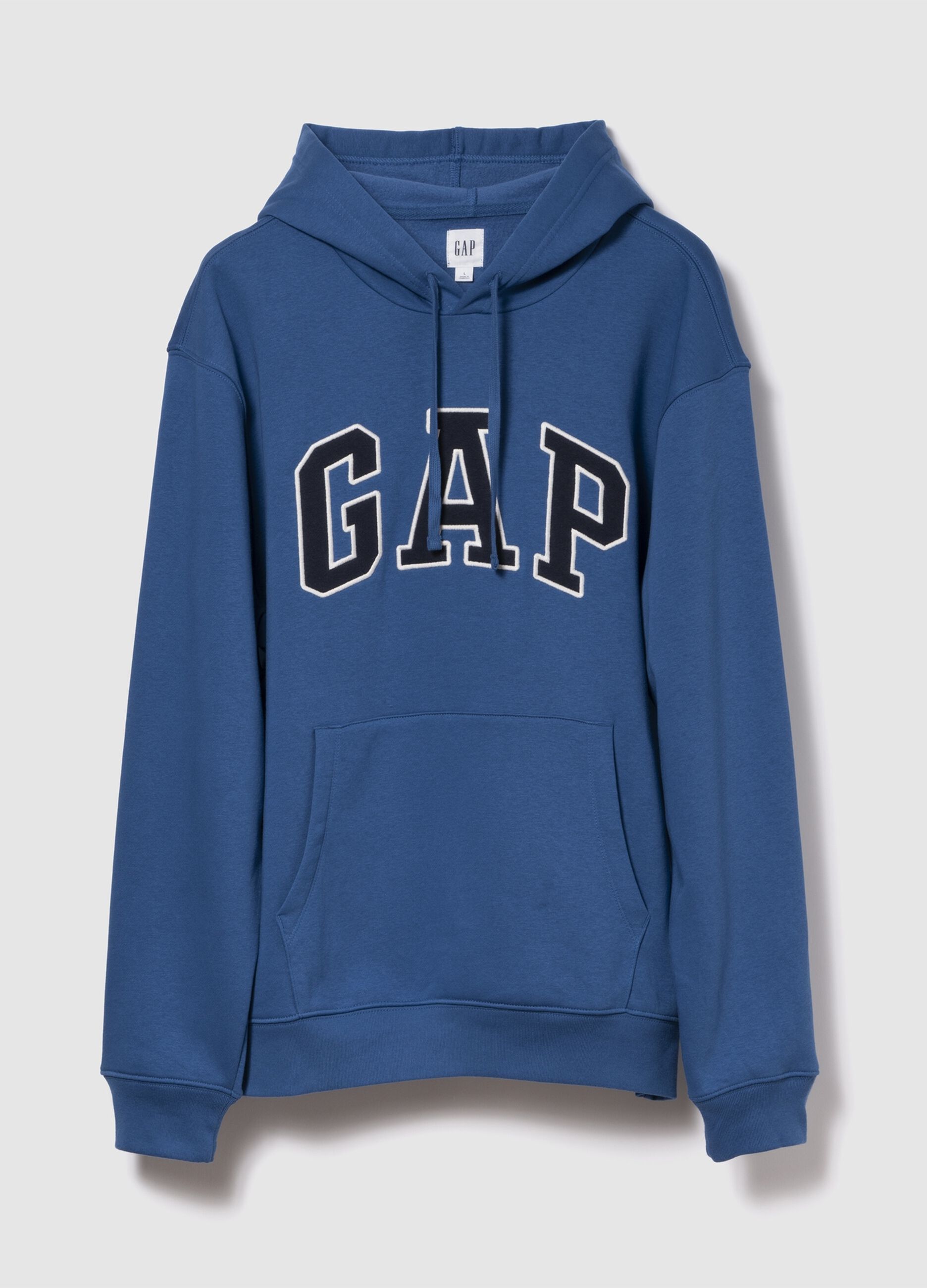 Blue Hooded Sweatshirt