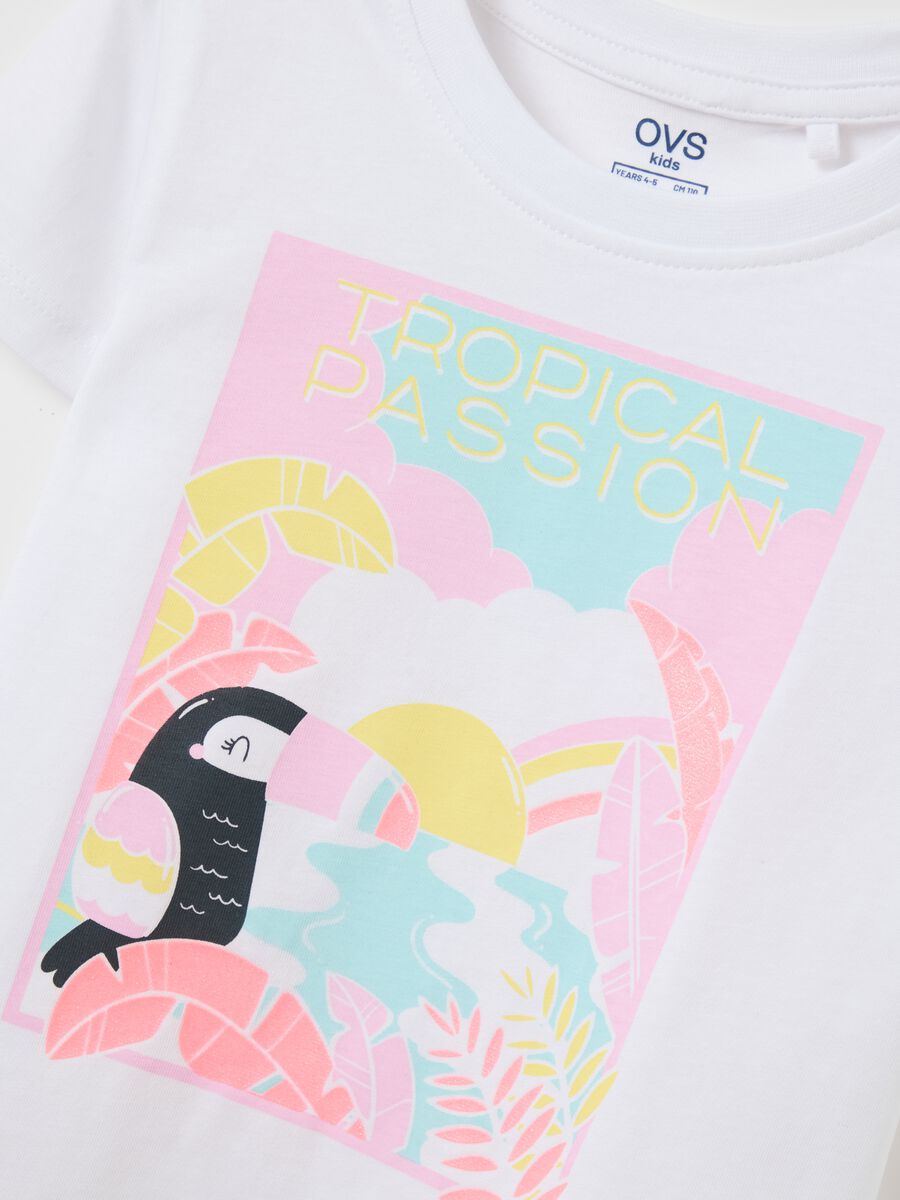 OVS Kids Short Sleeve Cotton T-shirt for Girls_2