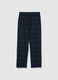 Multicoloured pure cotton checked pyjama trousers_0