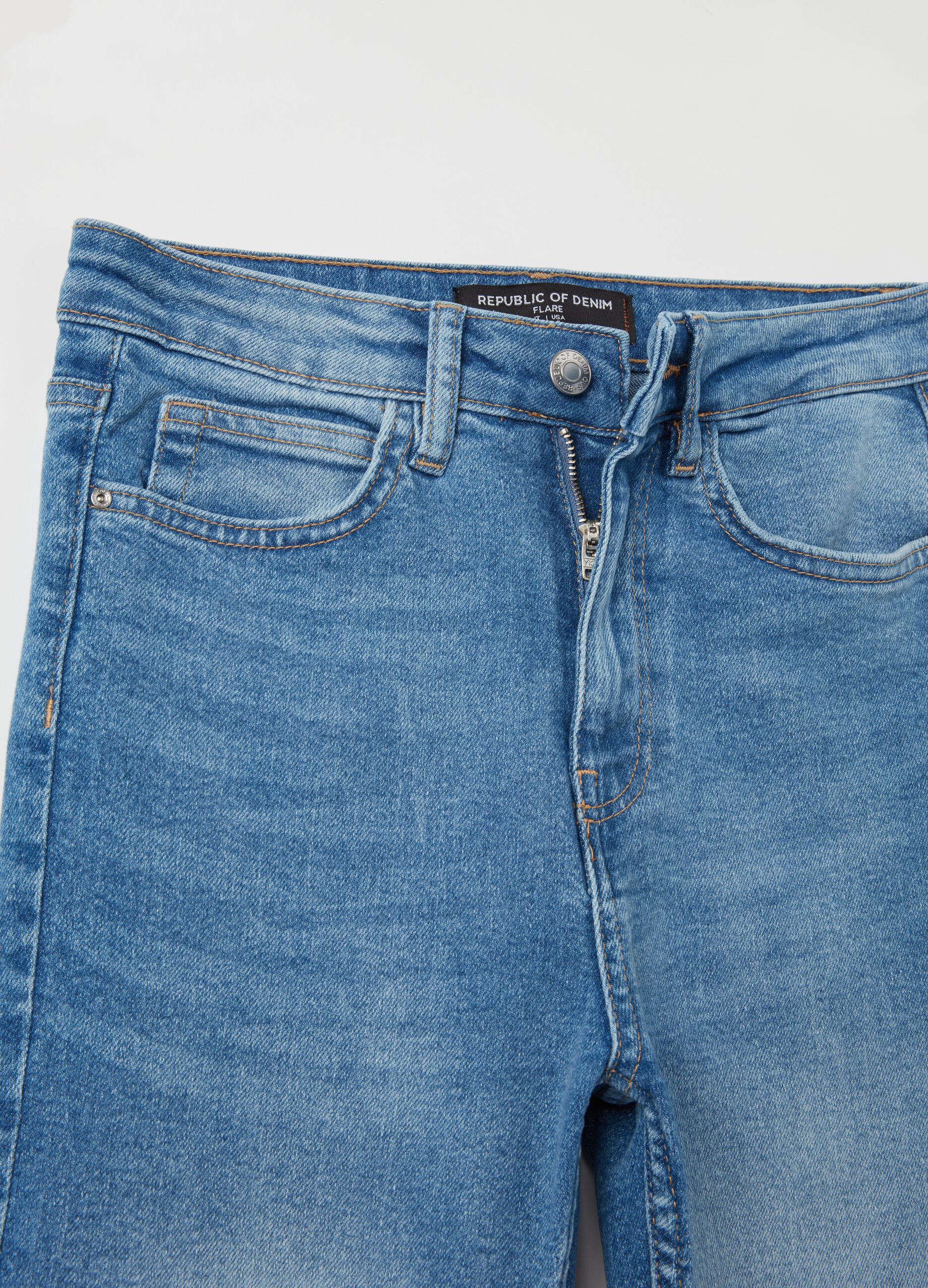 Jeans flare fit cinque tasche