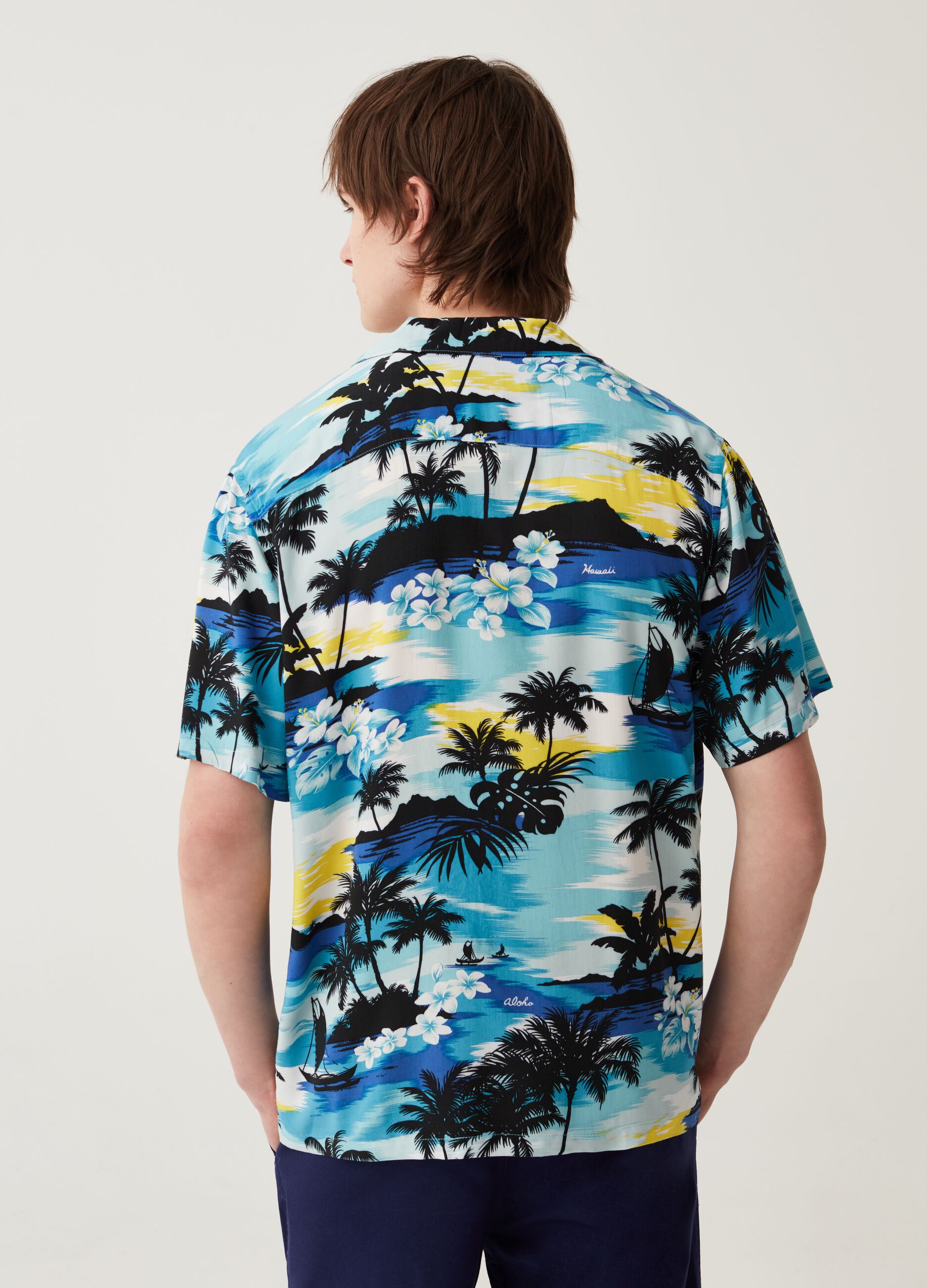 Camicia oversize in viscosa sostenibile Grand&Hills_2