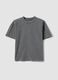 Grey pure cotton short-sleeve boys&rsquo; T-shirt, oversized fit_3