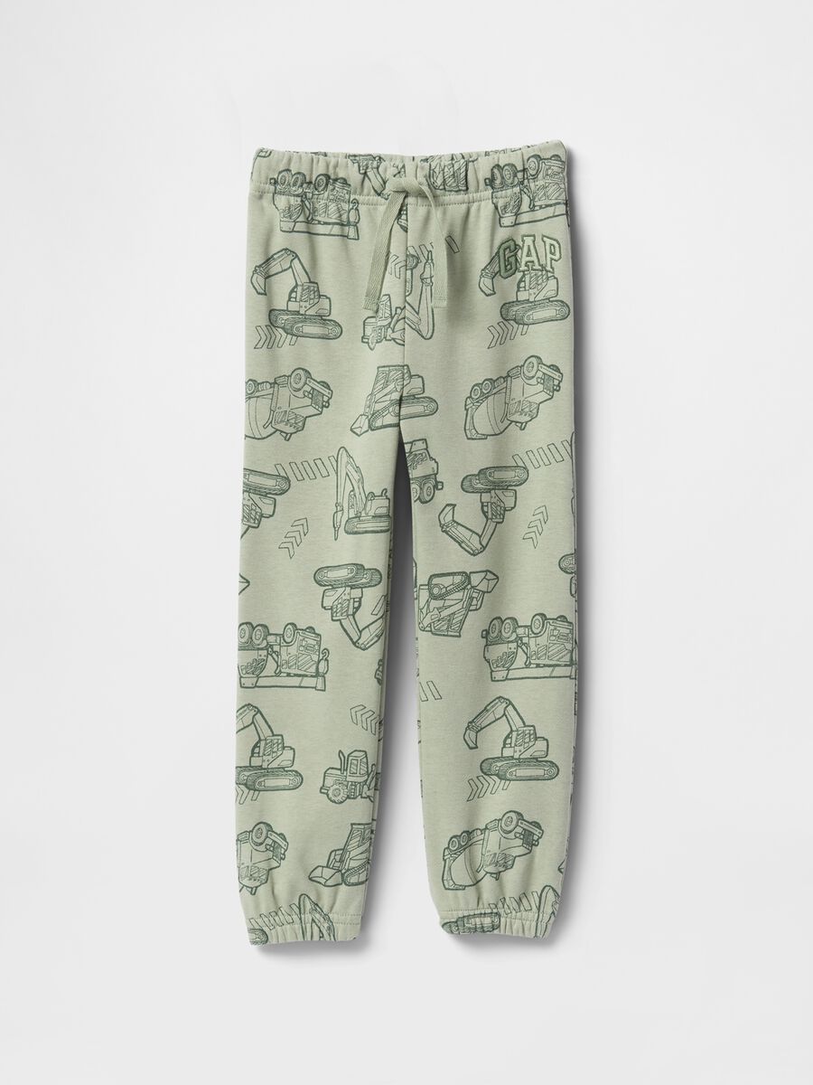 Green jogger trousers with GAP print_0