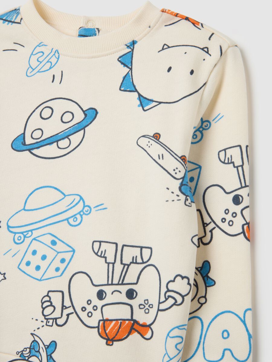 Multicolour pure cotton children's outfit_3