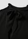 Black sleeveless high-neck slim-fit dress with bow_5