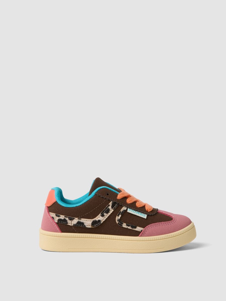 Multicolour trainers with contrast details_0
