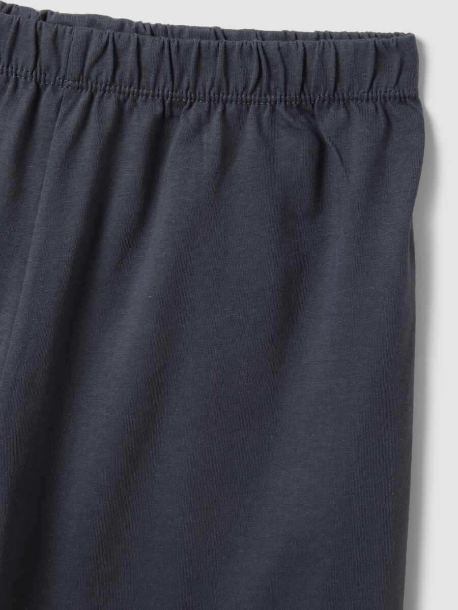 Pigiama corto in puro cotone multicolor da ragazzo regular fit_3