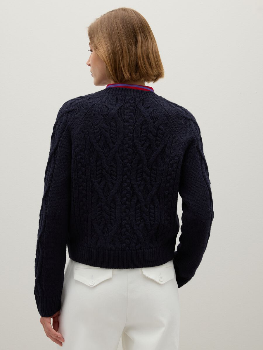 Cardigan blu regular fit_2
