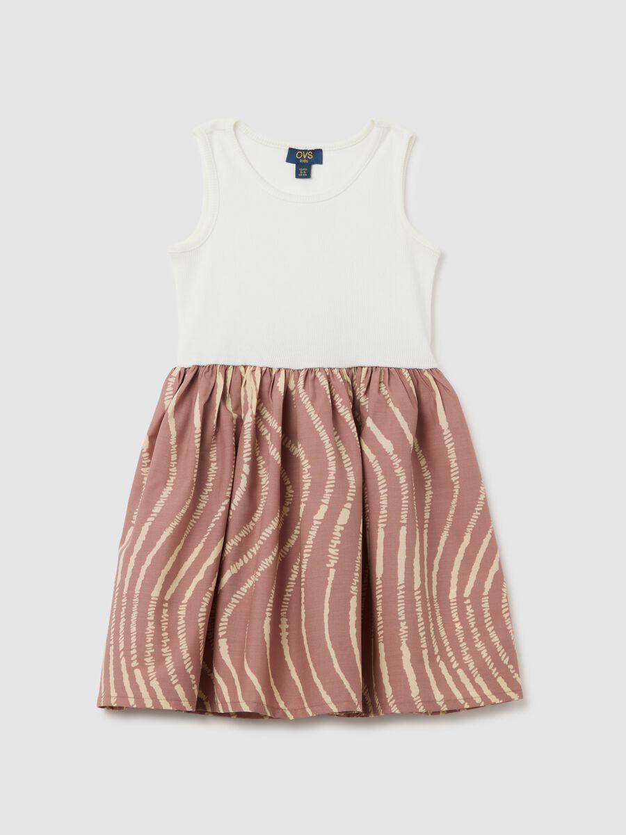 Vestito da bambina in cotone multicolor regular fit_0