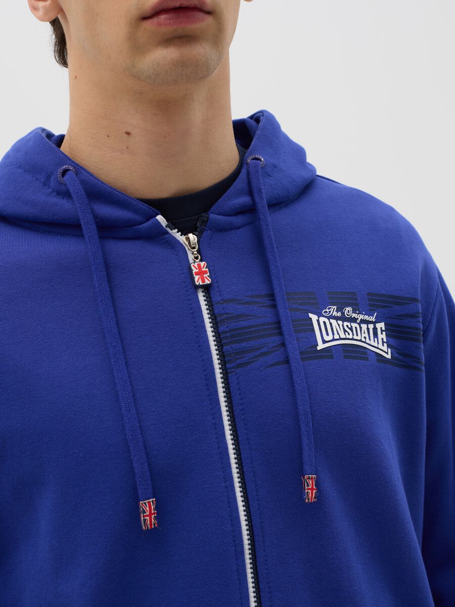 Blue full-zip sweatshirt with hood_2