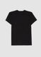 Black stretch modal crew-neck T-shirt_2