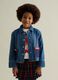 Denim jacket with sequins and gems_0