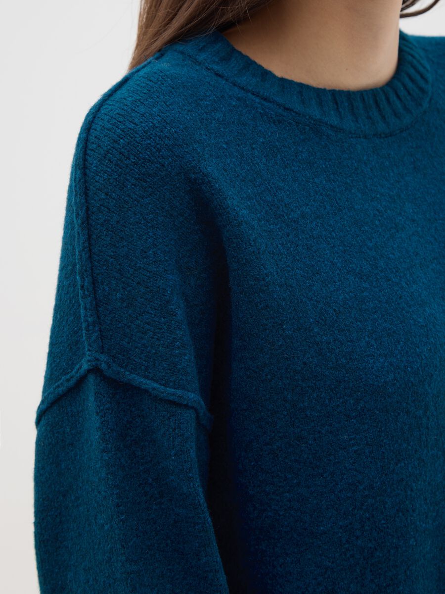 Oversized blue blend sweater_3