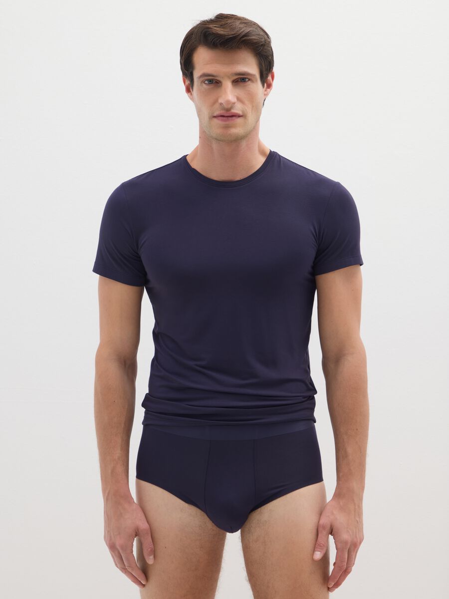 Pack of two stretchy blue briefs_0