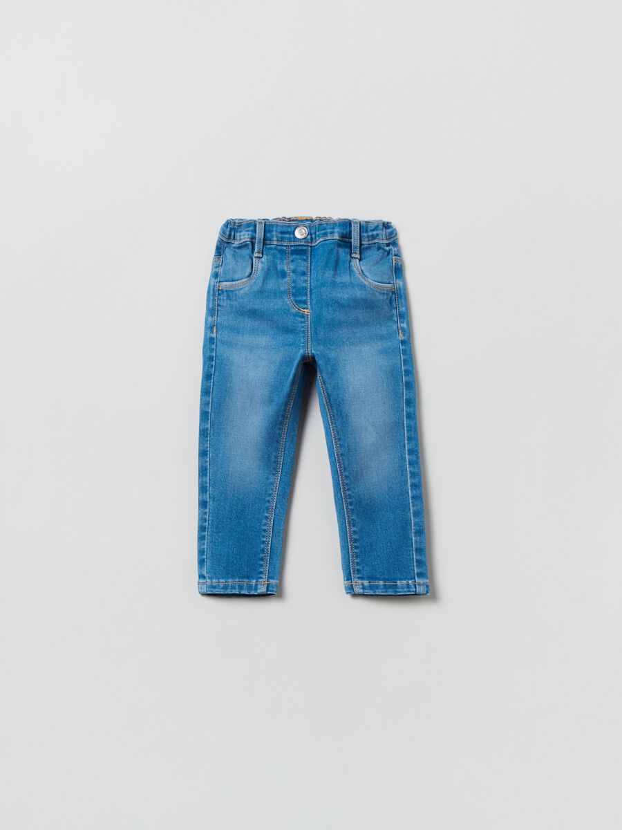 Jeggings slim fit con tasche_0
