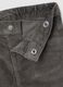Children's grey stretch cotton blend trousers with a regular fit_2