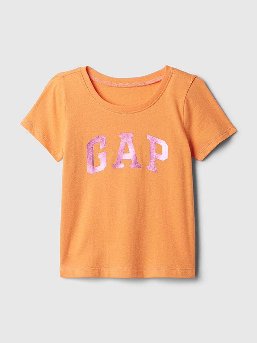 Orange T-shirt with GAP logo_0