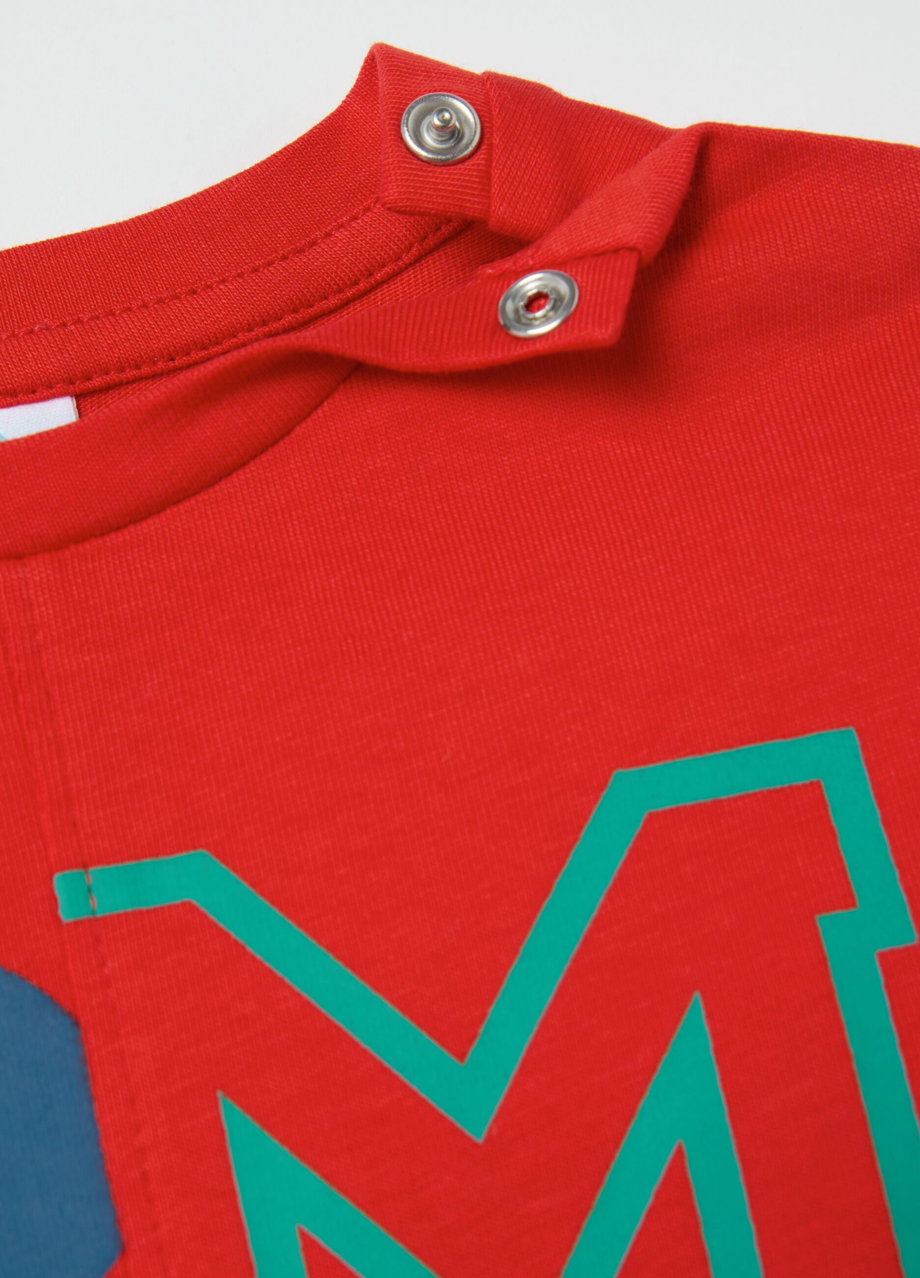 Long-sleeved T-shirt with Mickey Mouse print