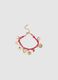 Multicolour zinc bracelet with charms_0