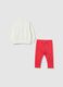 Jogging set con stampa Minnie e Figaro_1