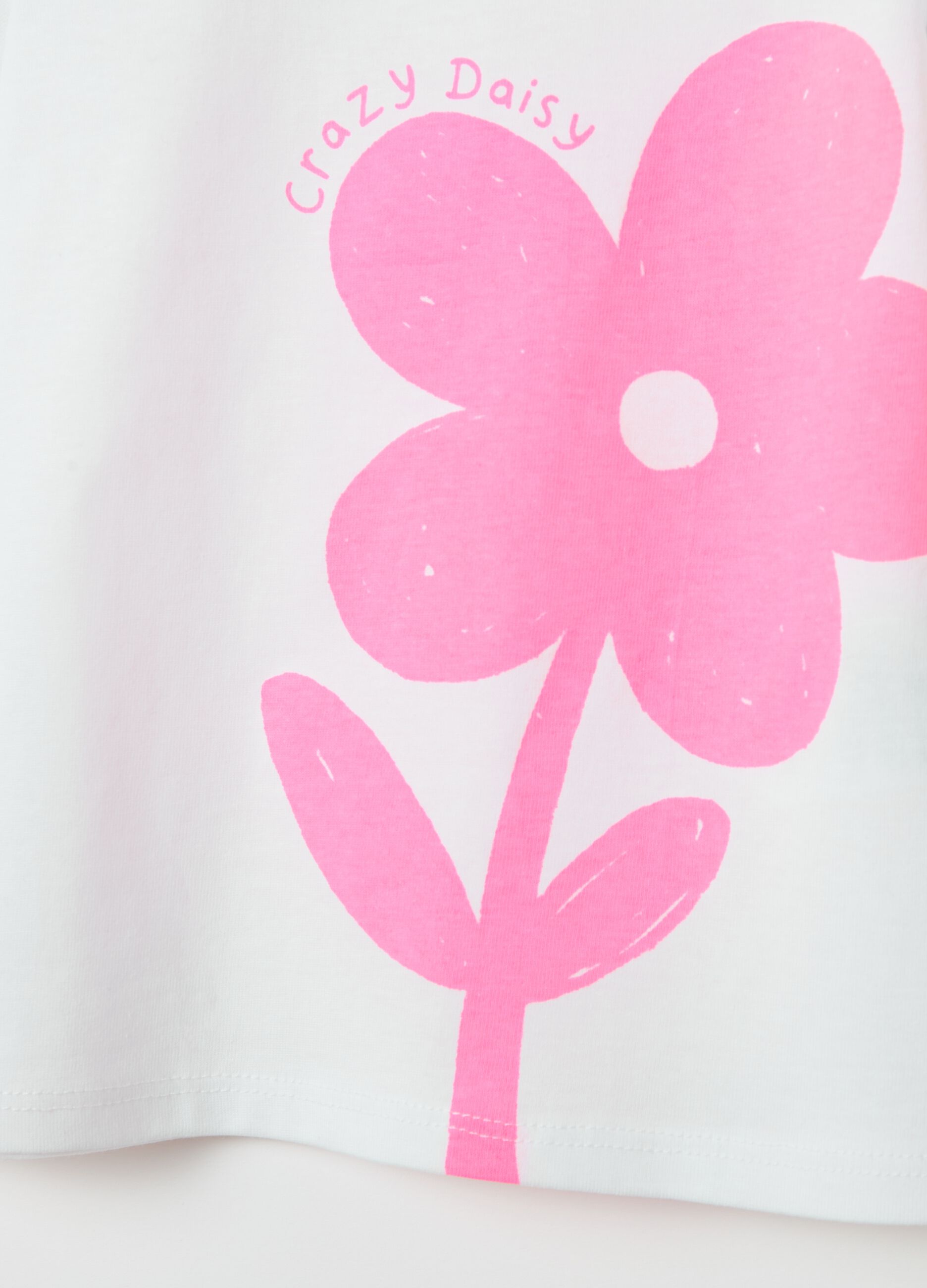 Cotton T-shirt with print