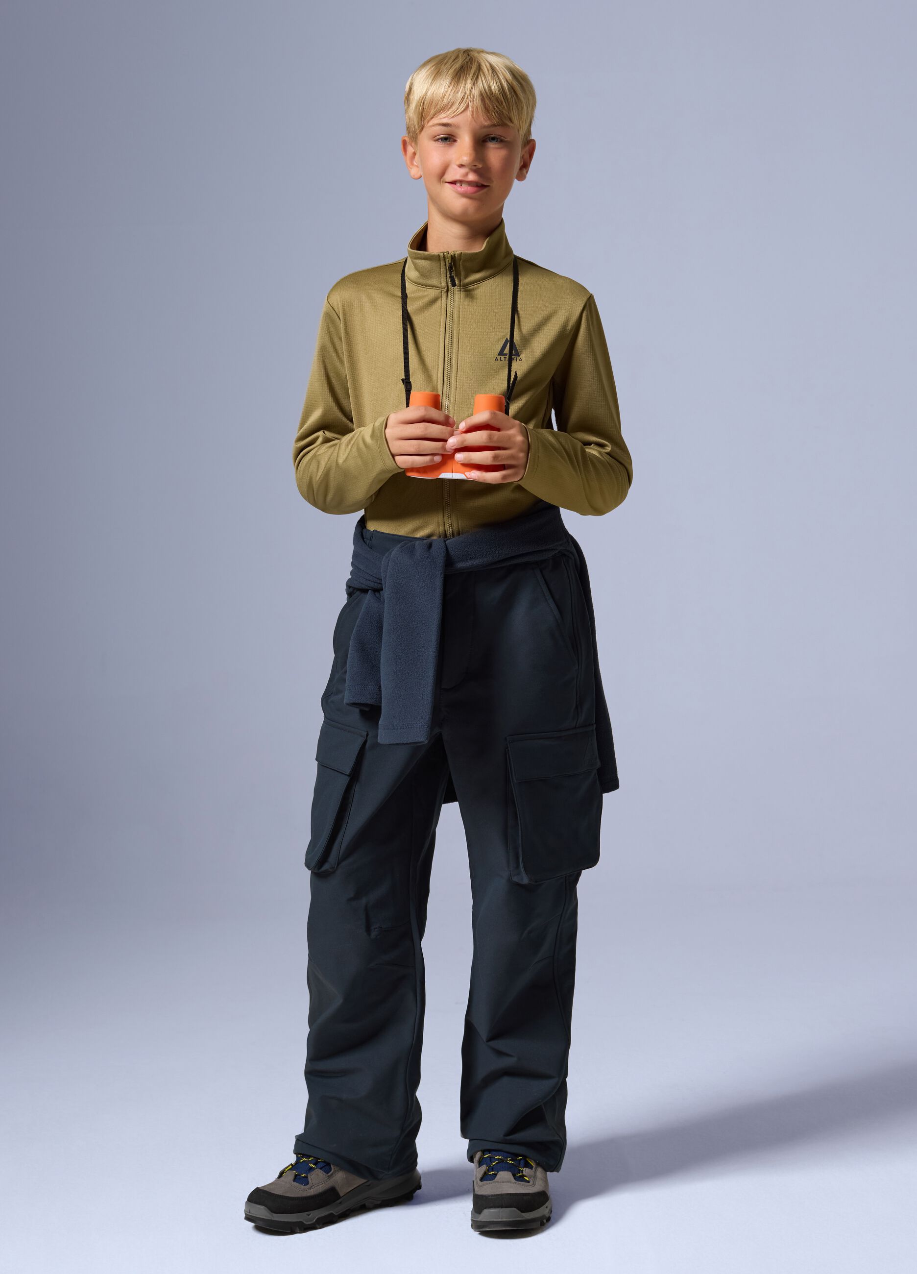 Waffle full zip fleece ALTAVIA WITH DEBORAH COMPAGNONI