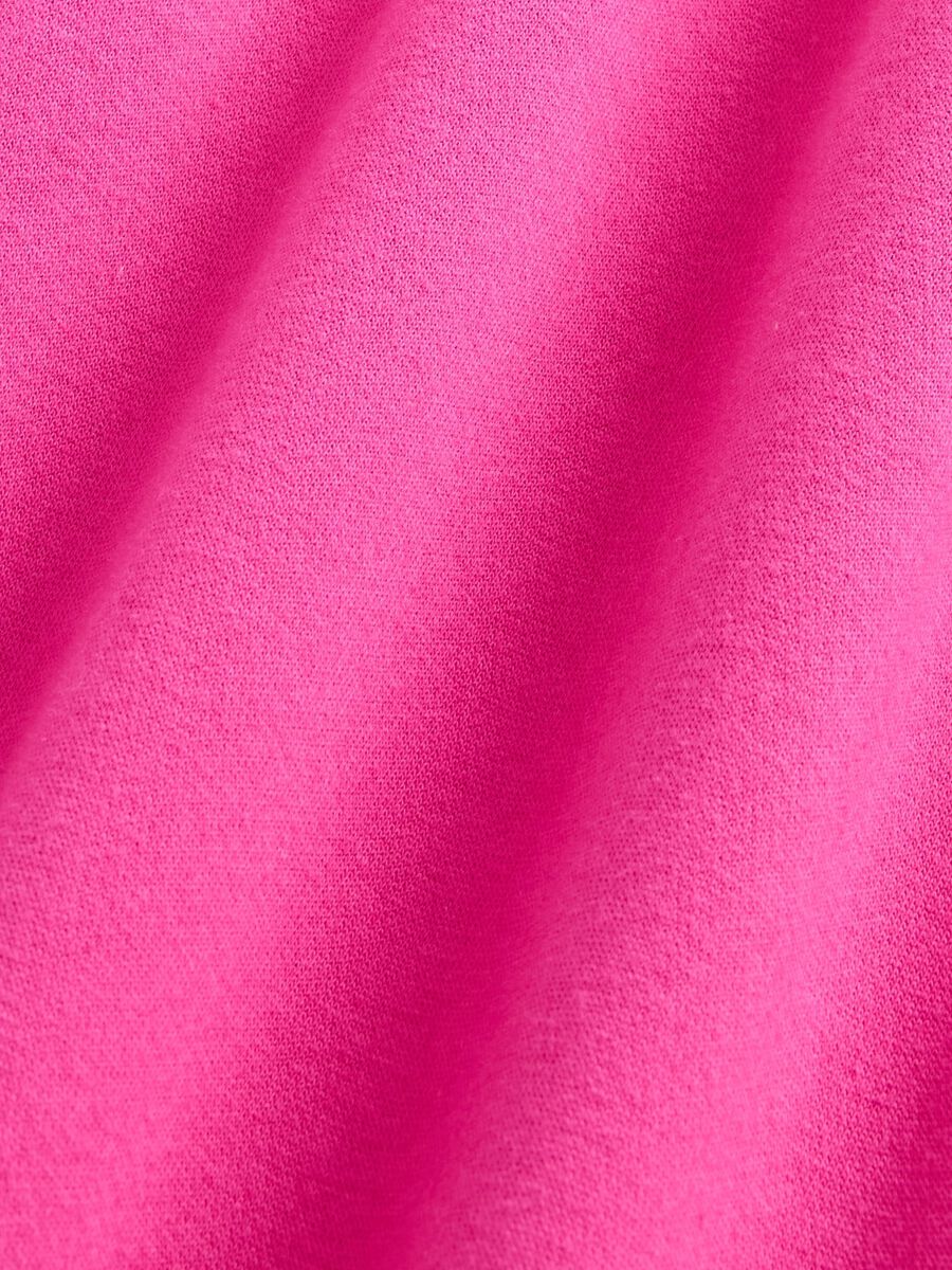 Pantaloni rosa per bambina in misto cotone e poliestere_4