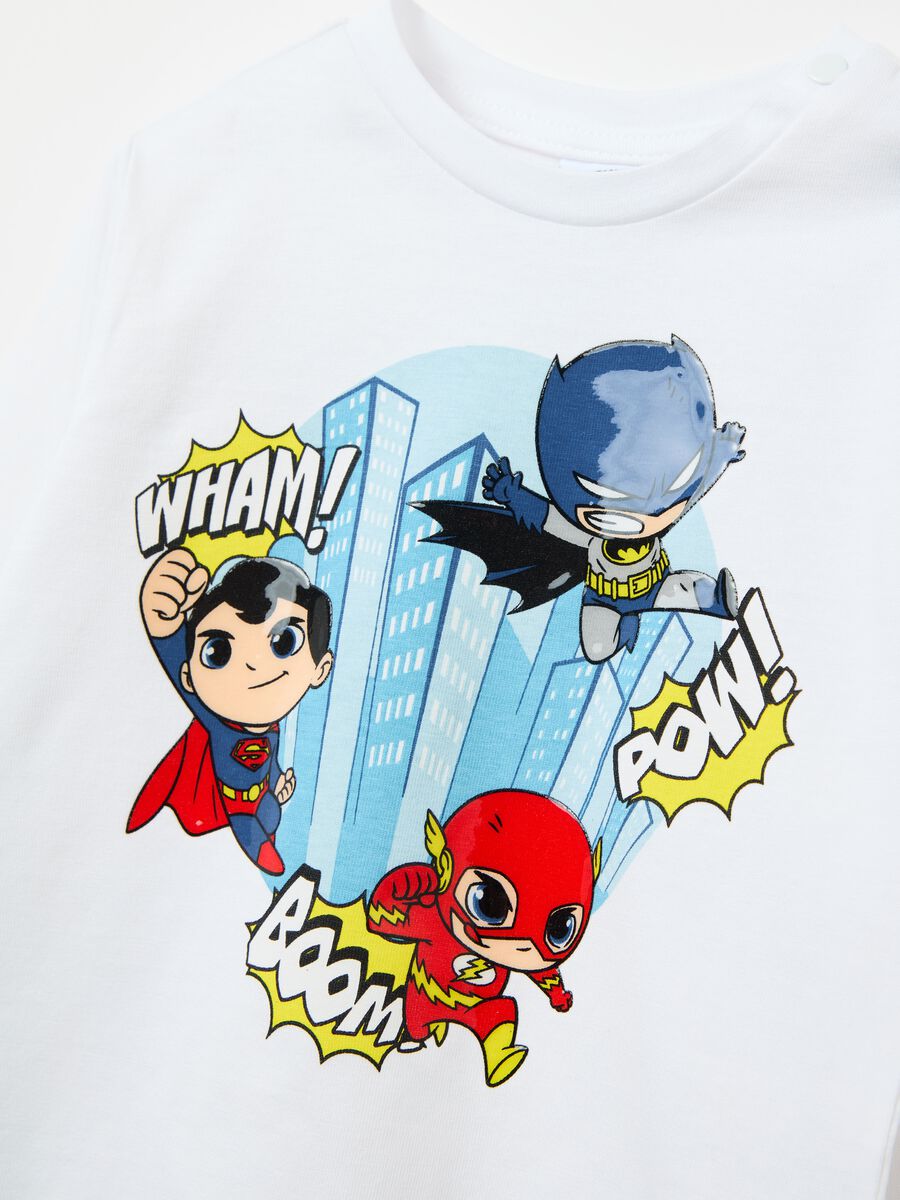 T-shirt in cotone con stampa Super Friends_2