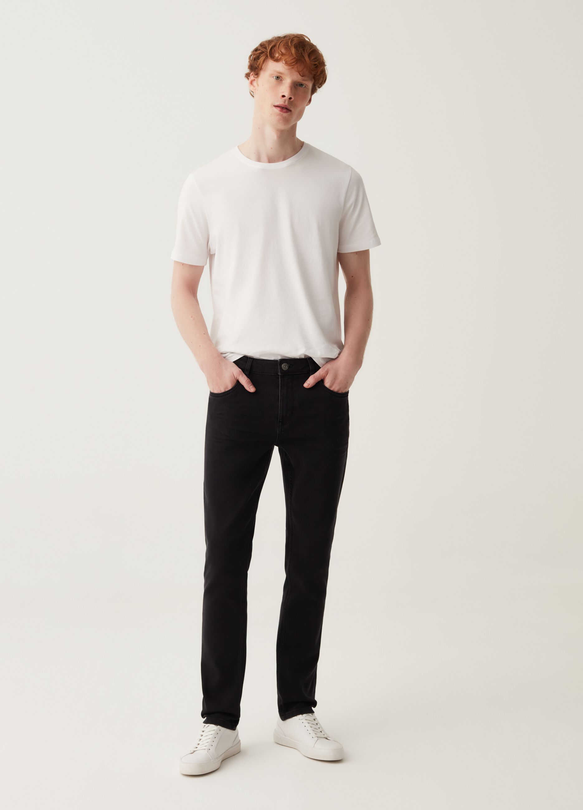 Jeans skinny fit cinque tasche_0