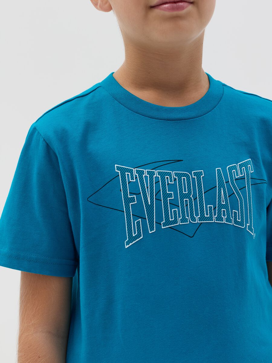 T-shirt in cotone con stampa logo_1