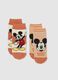 Set of two-pack colourful elasticated children's cotton socks Mickey Mouse_1