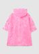 Pink poncho for girls_1