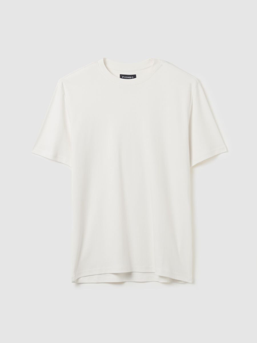 Contemporary T-shirt in cotton with round neck_4